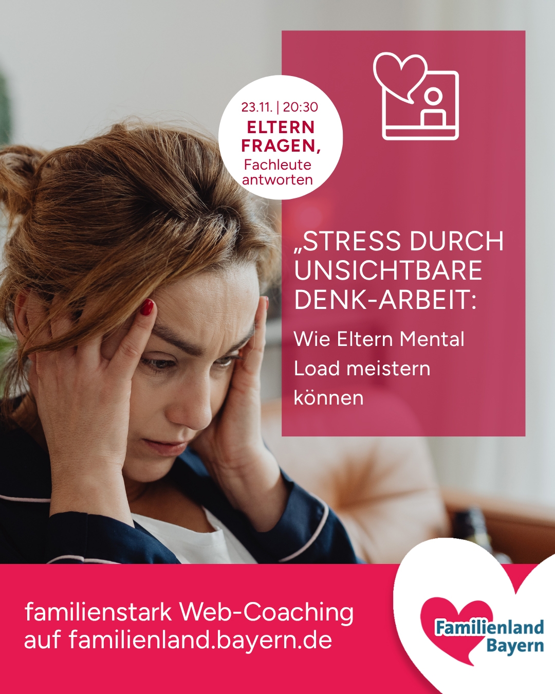 Sharepic Web-Coaching Kinder im Gefühlskarussell