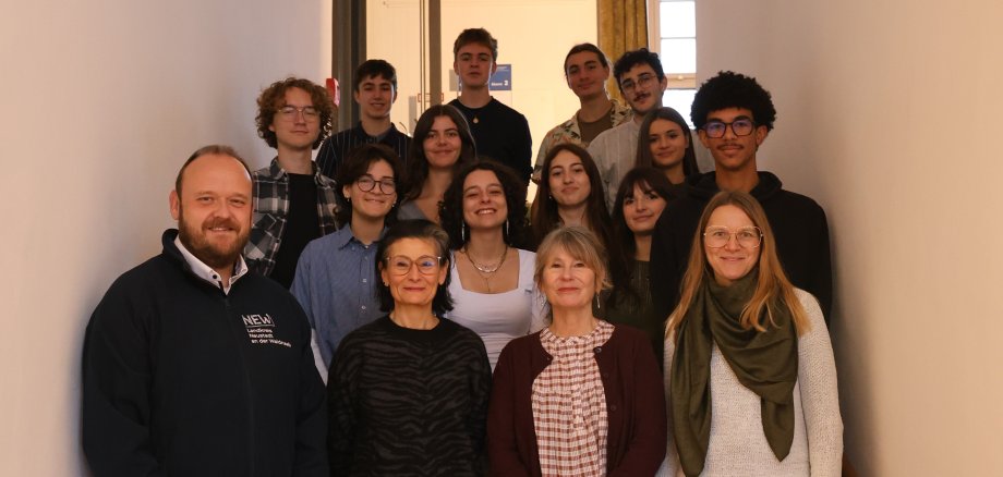 2025-11-21 Schüleraustausch Frankreich - Besuch im Landratsamt