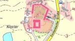 Denkmalpflege Bayern
© Bayerische Vermessungsverwaltung Ausschnitt einer Stadtkarte mit Darstellung von Gebäudestrukturen und umliegender Bebauung