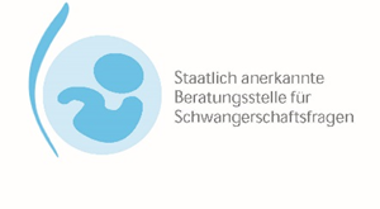 Logo der Schwangerenberatung: Schlichte, moderne Gestaltung (genaue visuelle Elemente können nicht beschrieben werden, da die Bildvorschau nicht verfügbar ist).