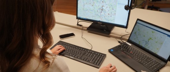 Darstellung des Landkreiszwillings "NEWMaps"