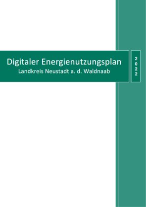 Titelbild des digitalen Energienutzungsplans 2022 für den Landkreis Neustadt an der Waldnaab.