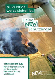 Titelseite des Jahresberichts 2019 zum Katastrophenschutz im Landkreis Neustadt an der Waldnaab.