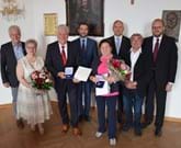 Kommunale Verdienstmedaille des Freistaates Bayern in Bronze für Rita Steiner und Günter Stich