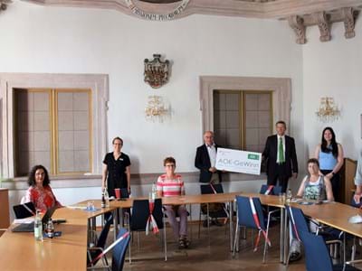 Auftakt zum Porjekt "GeWinn" der AOK - Schulung der Gruppenleiter