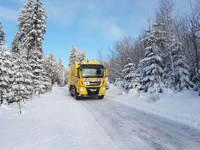 Abfallentsorgung im Winter